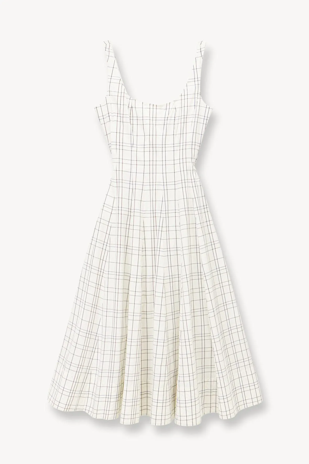 WELLS DRESS | IVORY PLAID sold by STAUD product image thumbnail 5