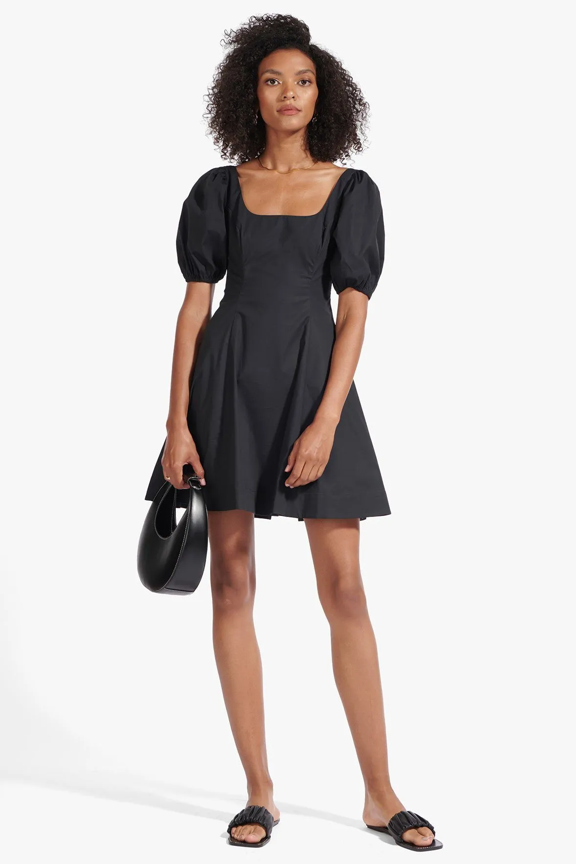 Mini Moon Bag | Black sold by STAUD product image thumbnail 4