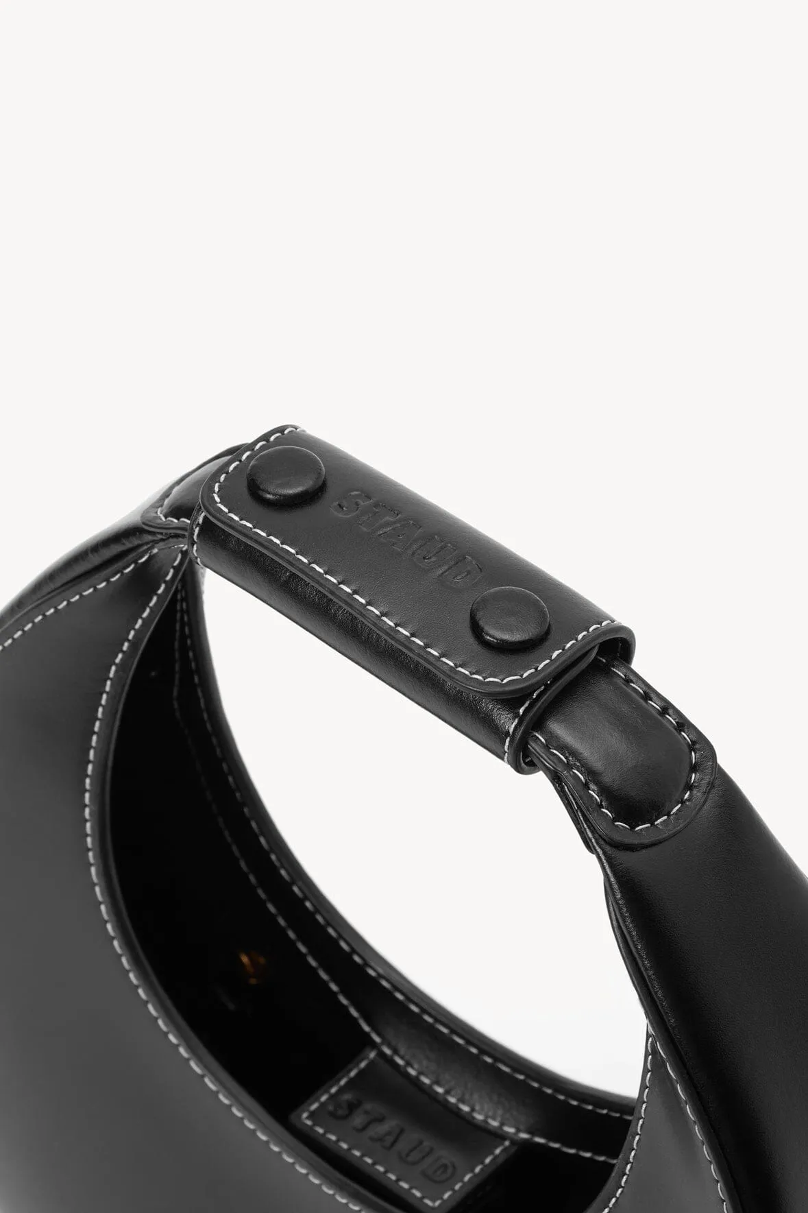 Mini Moon Bag | Black sold by STAUD product image thumbnail 5