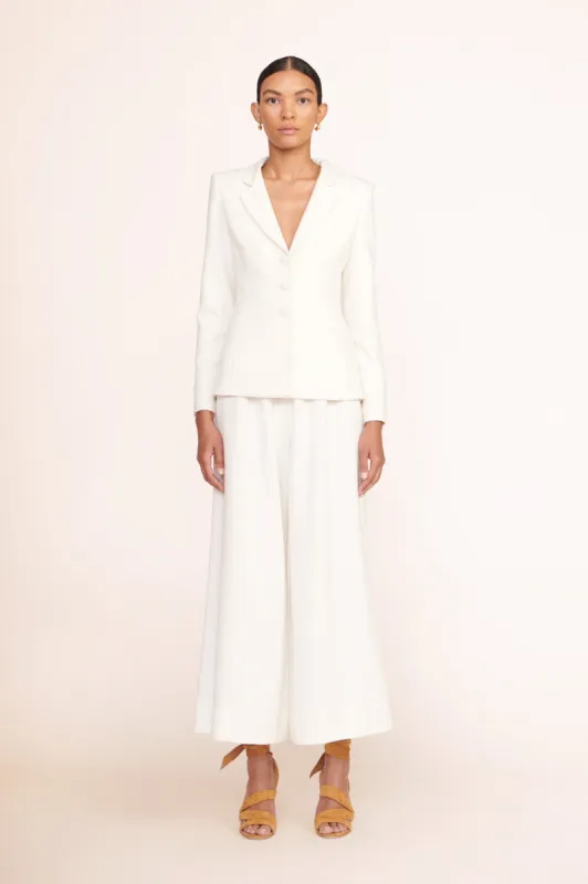 CROPPED CALEB PANT | IVORY sold by STAUD