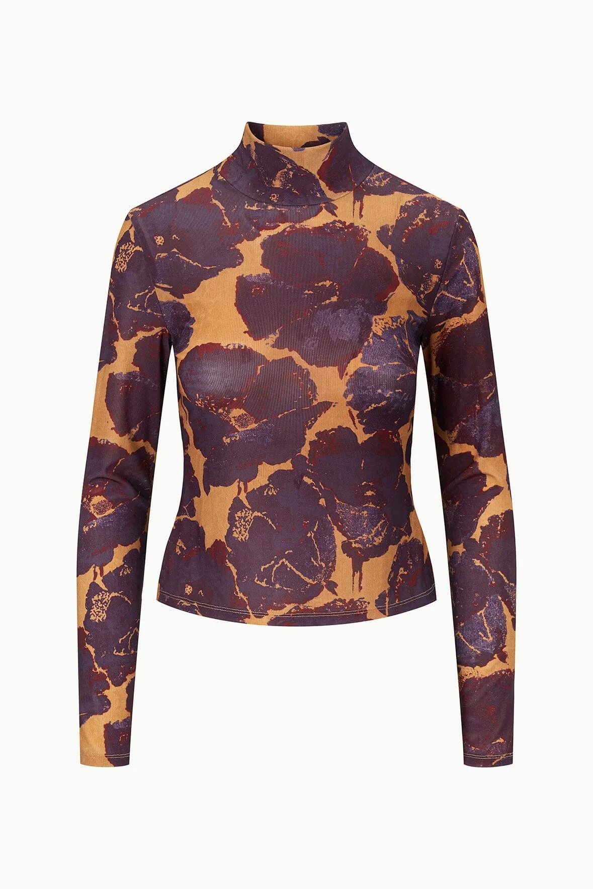 HELVIN TOP | DRIED PRESSED FLOWERS sold by STAUD