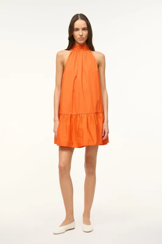 MINI MARLOWE DRESS | TANGERINE sold by STAUD