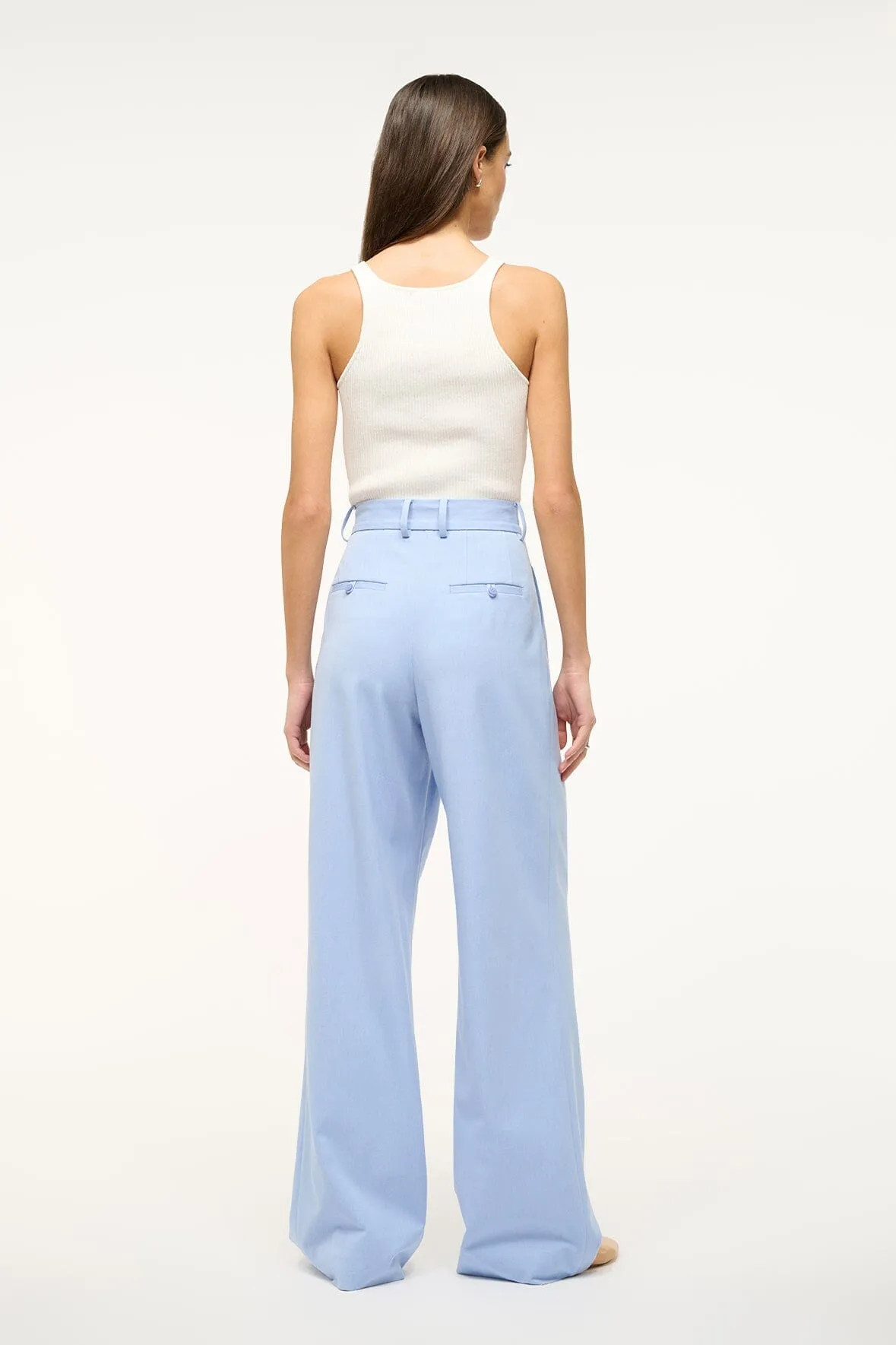 LUISA PANT | PERIWINKLE sold by STAUD product image thumbnail 4