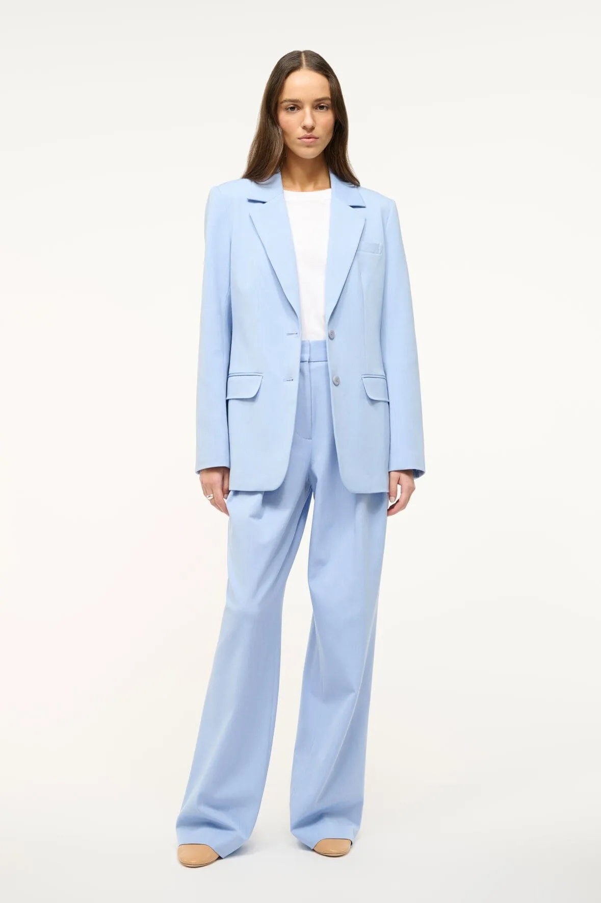 LUISA PANT | PERIWINKLE sold by STAUD