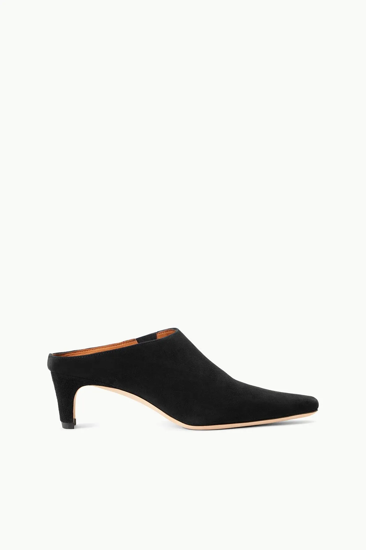 WALLY MULE | BLACK SUEDE sold by STAUD