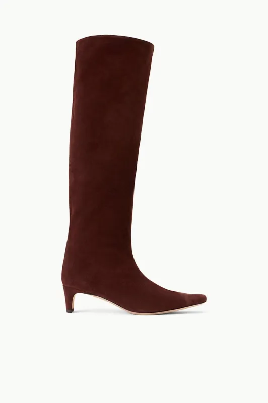WALLY BOOT | MAHOGANY SUEDE sold by STAUD