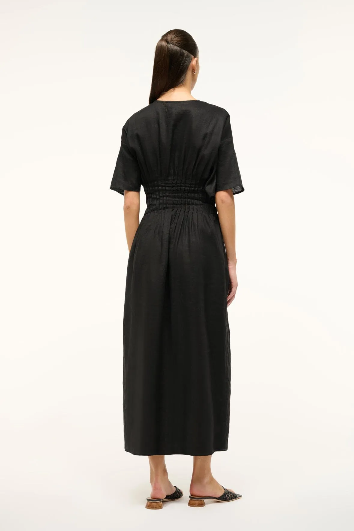 LAURETTA DRESS | BLACK sold by STAUD product image thumbnail 4