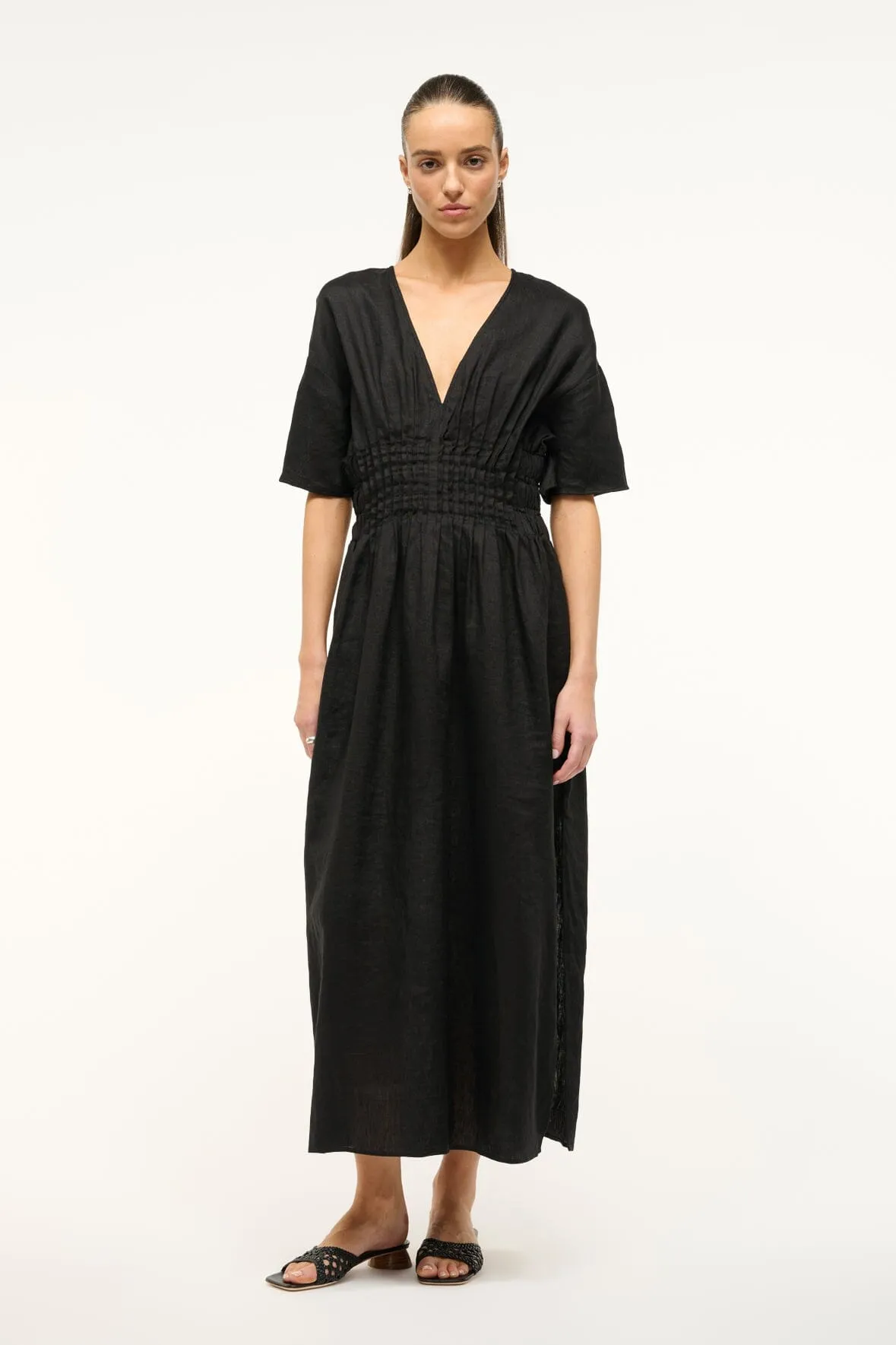 LAURETTA DRESS | BLACK sold by STAUD product image thumbnail 3