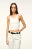JEANS BELT | BLACK SILVER sold by STAUD