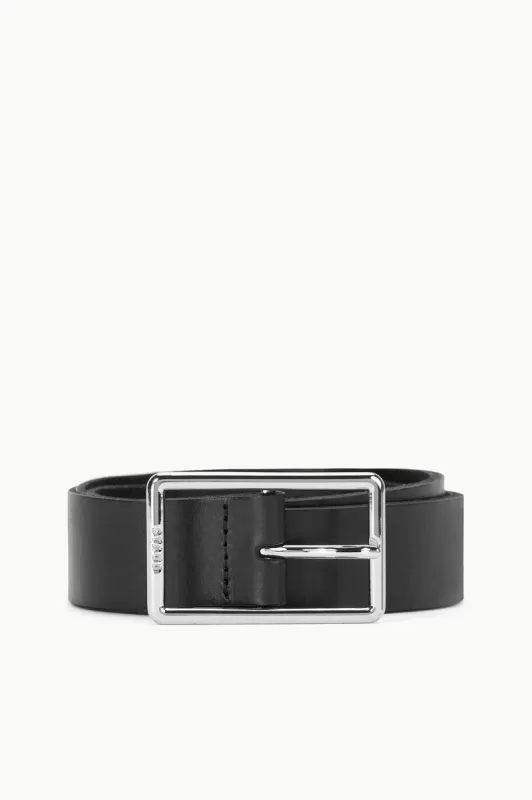 JEANS BELT | BLACK SILVER sold by STAUD