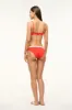 JO BALCONETTE TOP | RED WHITE sold by STAUD