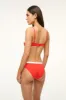 JO BALCONETTE TOP | RED WHITE sold by STAUD