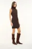 WALLY FLAT BOOT | MAHOGANY SUEDE sold by STAUD