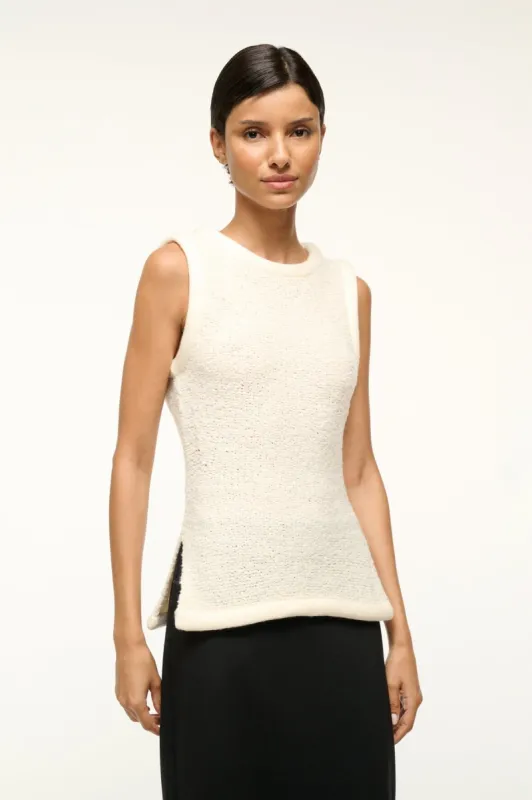 AERIN TOP | IVORY sold by STAUD