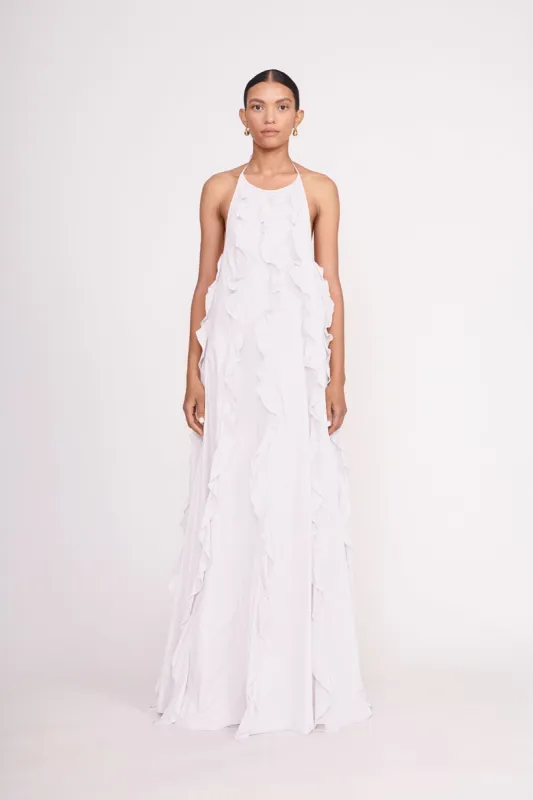 MARIKE DRESS | WHITE sold by STAUD