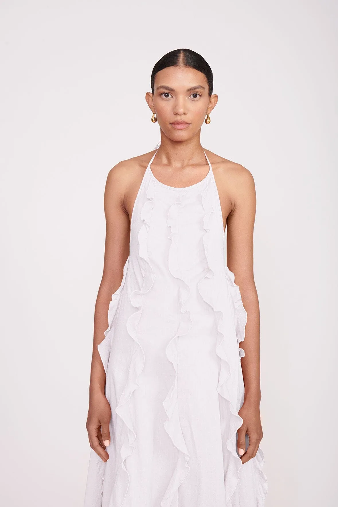 MARIKE DRESS | WHITE sold by STAUD product image thumbnail 2