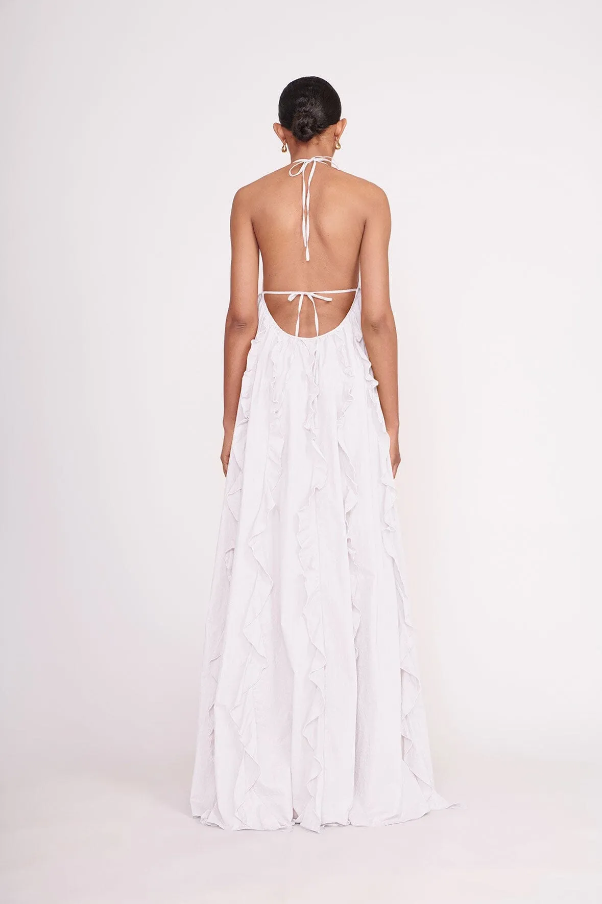 MARIKE DRESS | WHITE sold by STAUD product image thumbnail 4