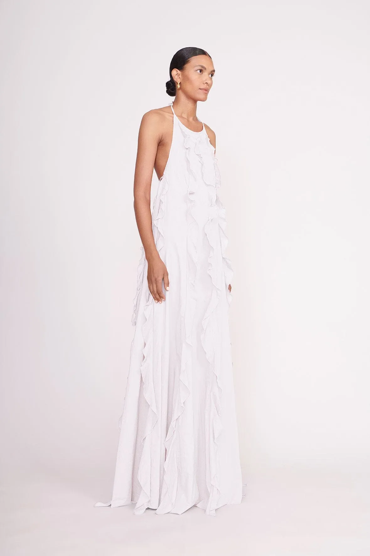 MARIKE DRESS | WHITE sold by STAUD product image thumbnail 3