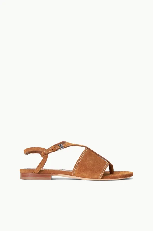 PURA VIDA FLAT SANDAL | TAN sold by STAUD