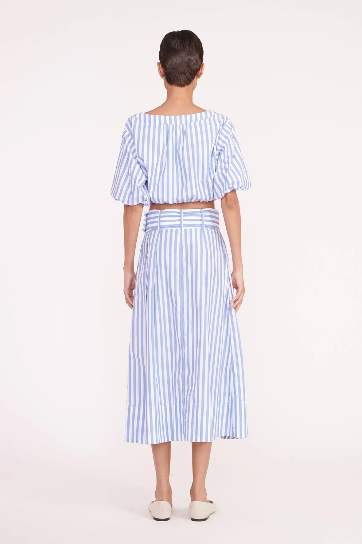 ELLINGTON TOP | SEA STRIPE sold by STAUD product image thumbnail 4