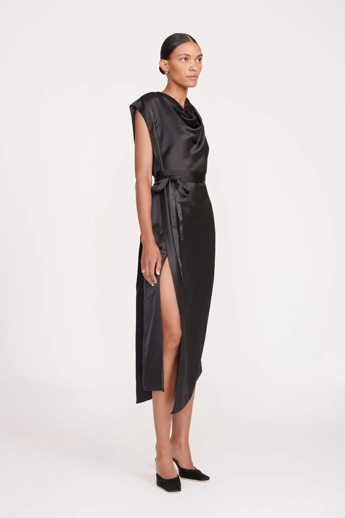 TROUPE DRESS | BLACK sold by STAUD product image thumbnail 2