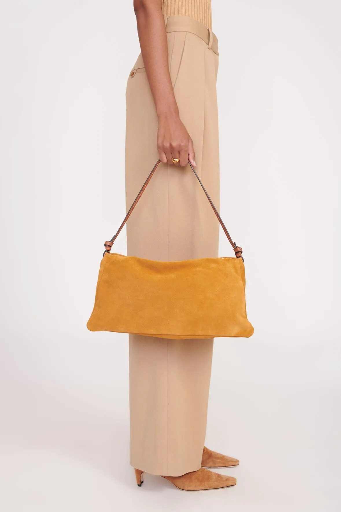 VIVI SHOULDER BAG | TAN SUEDE sold by STAUD product image thumbnail 5