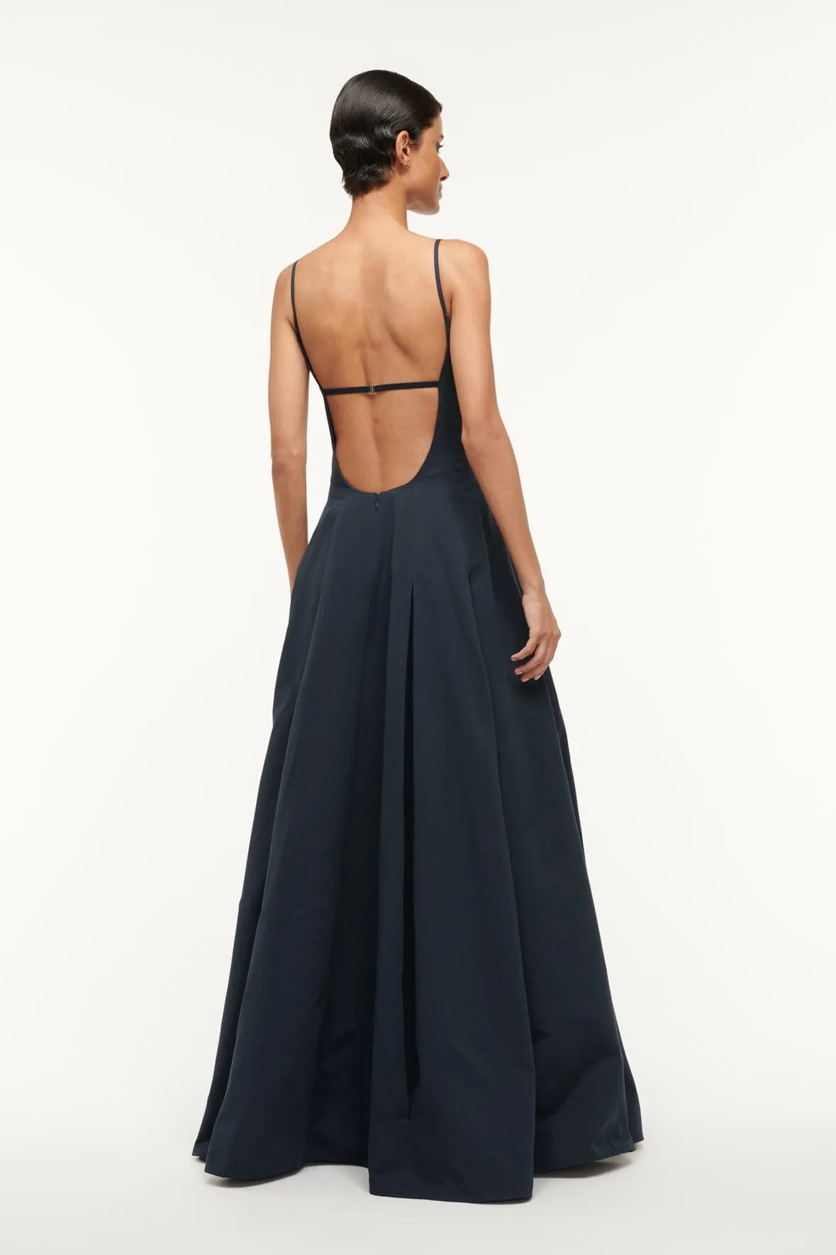 MAXI JOLI DRESS | NAVY sold by STAUD product image thumbnail 2