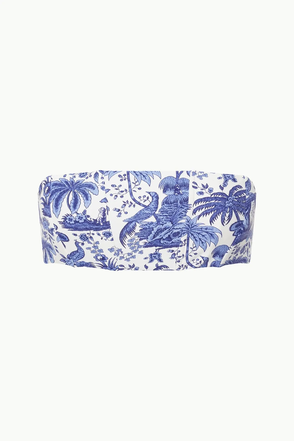 MALA BIKINI TOP | BLUE TOILE sold by STAUD product image thumbnail 5