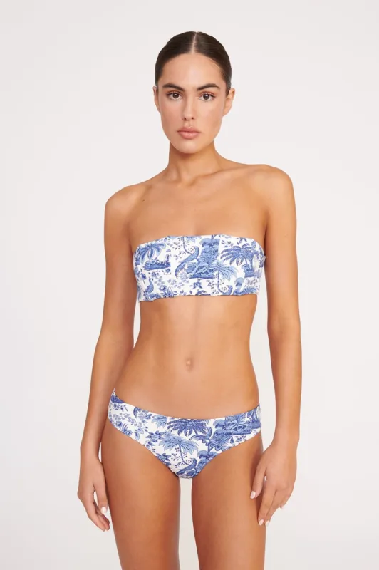 MALA BIKINI TOP | BLUE TOILE sold by STAUD