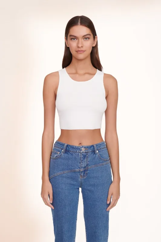 NOOR TOP | WHITE sold by STAUD