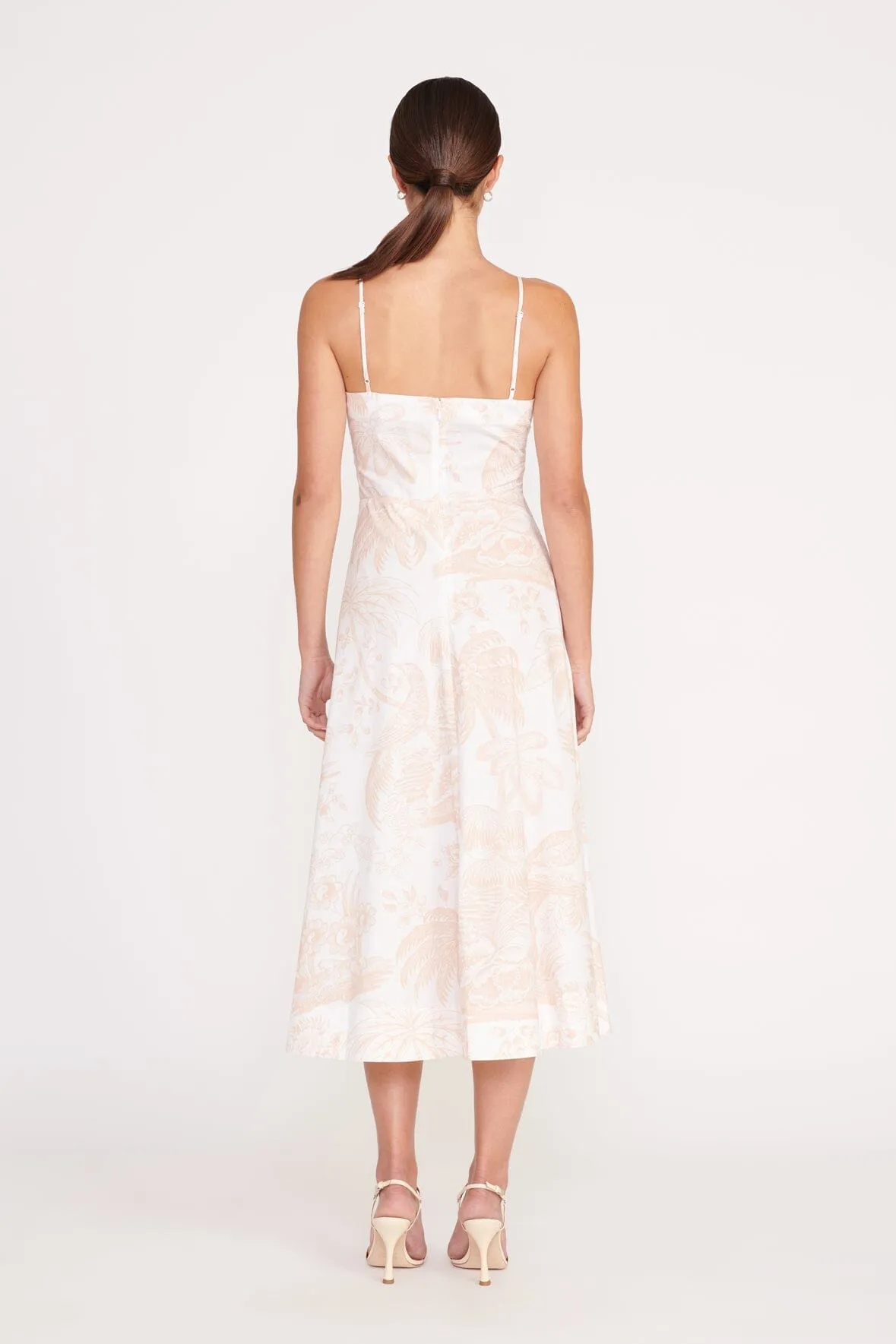 AMARANTH DRESS | IVORY BEIGE TOILE sold by STAUD product image thumbnail 5