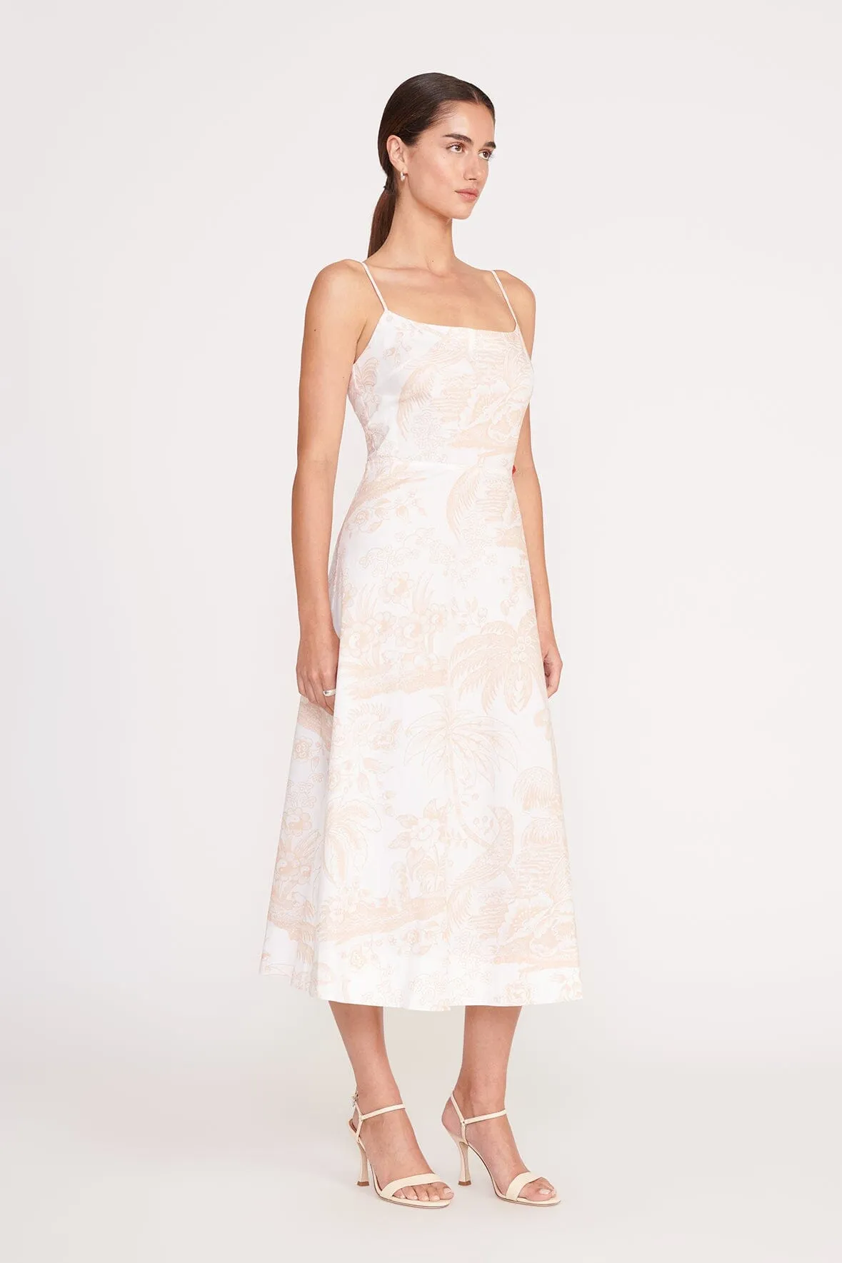 AMARANTH DRESS | IVORY BEIGE TOILE sold by STAUD product image thumbnail 3