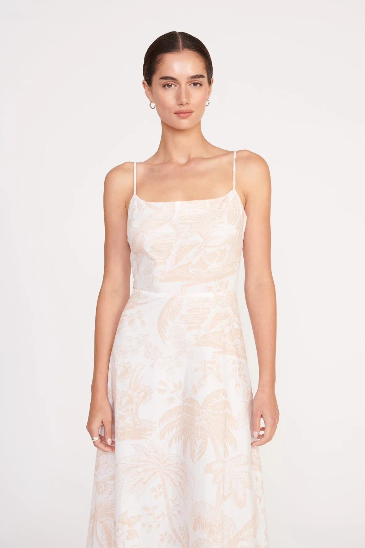 AMARANTH DRESS | IVORY BEIGE TOILE sold by STAUD product image thumbnail 2