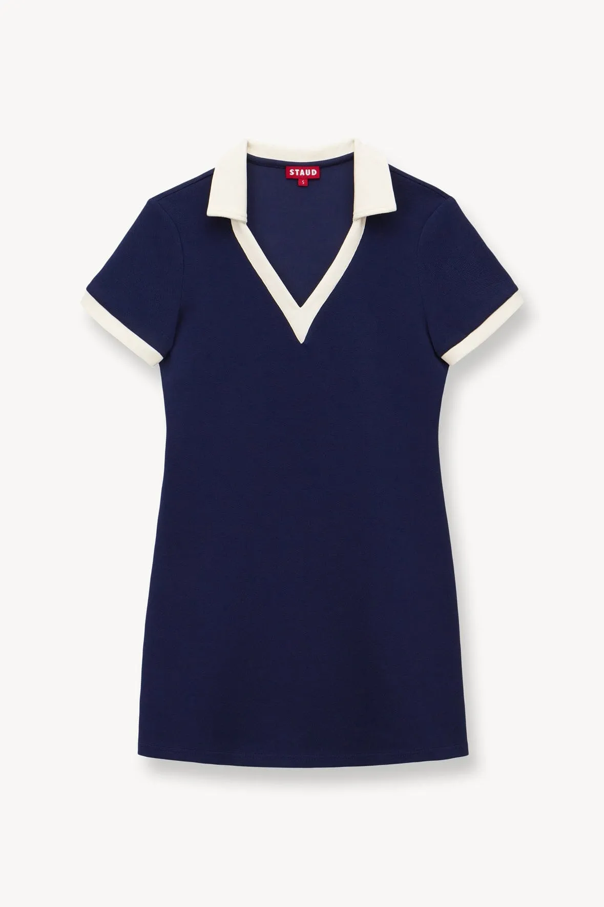 VOLLEY DRESS | NAVY IVORY sold by STAUD product image thumbnail 5