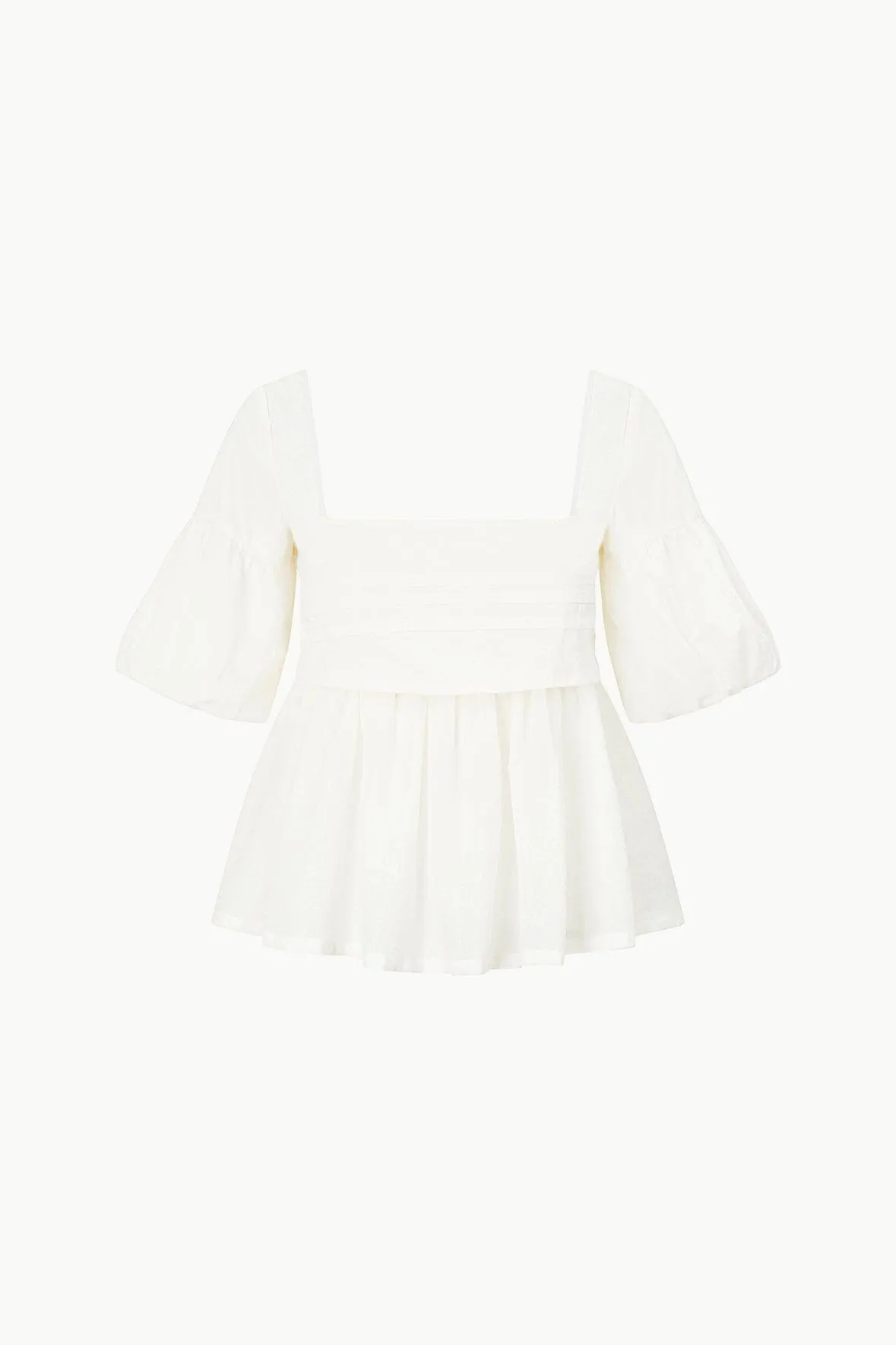 DARLA TOP | IVORY sold by STAUD product image thumbnail 4