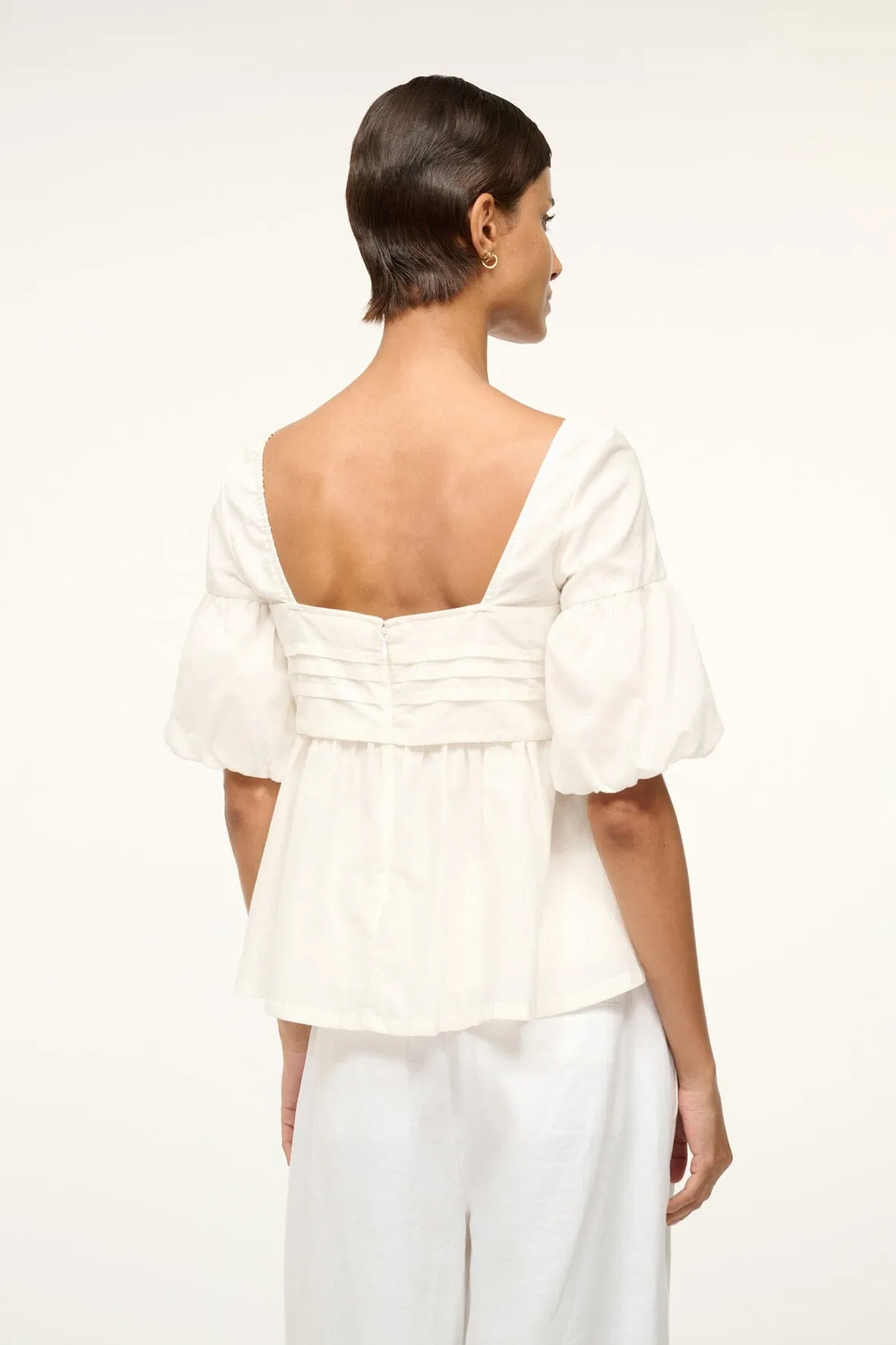 DARLA TOP | IVORY sold by STAUD product image thumbnail 3