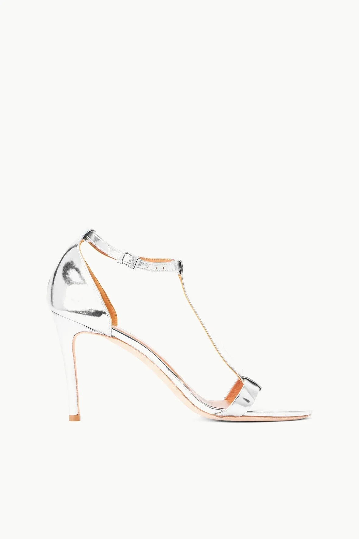 ISA HEEL | CHROME sold by STAUD