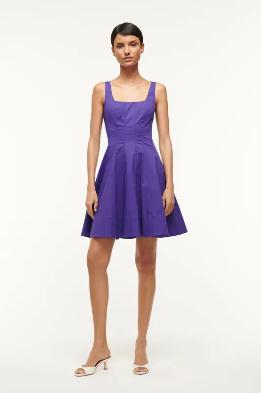 MINI WELLS DRESS | VIOLET sold by STAUD