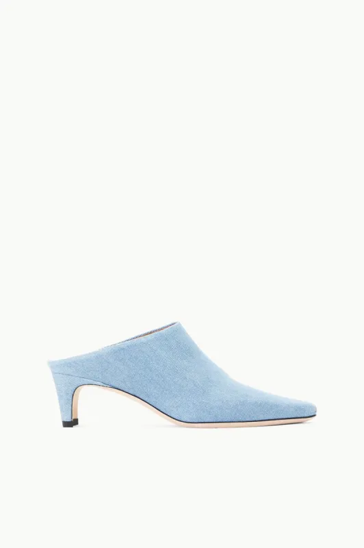 WALLY MULE | DENIM BLUE sold by STAUD