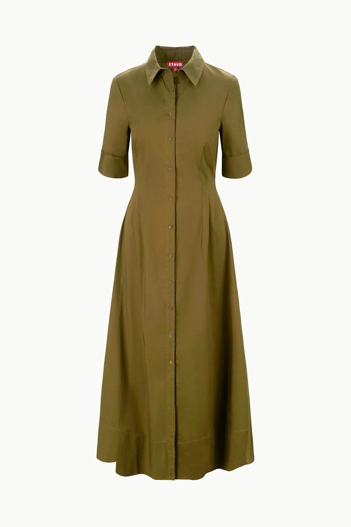 JOAN MAXI DRESS | SERGEANT GREEN sold by STAUD product image thumbnail 5