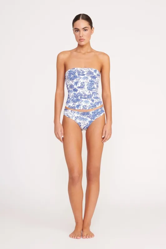 FRANCESCA BIKINI TOP | BLUE TOILE made by STAUD
