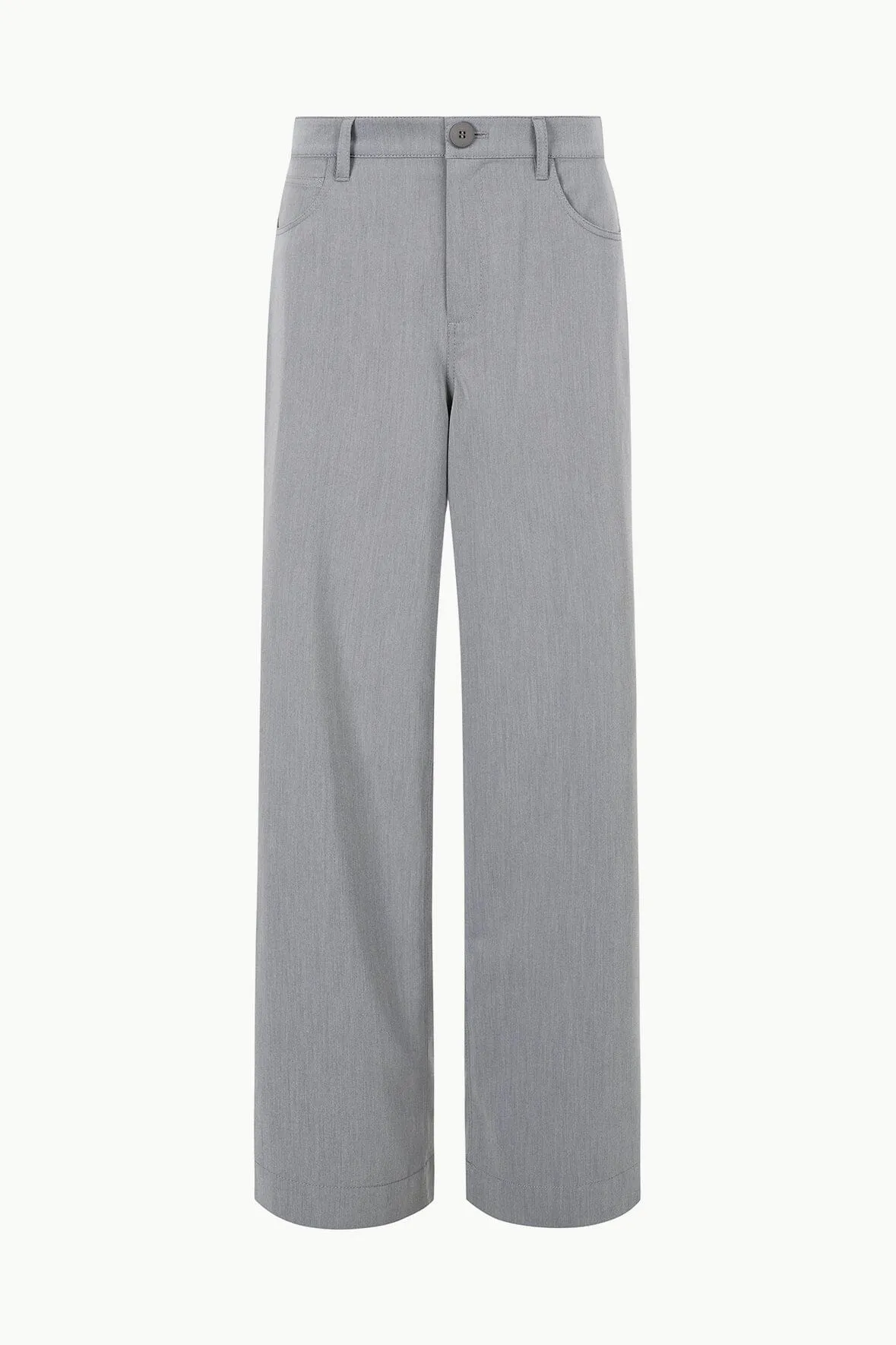 GRAYSON PANT | HEATHER GREY SUITING sold by STAUD product image thumbnail 4