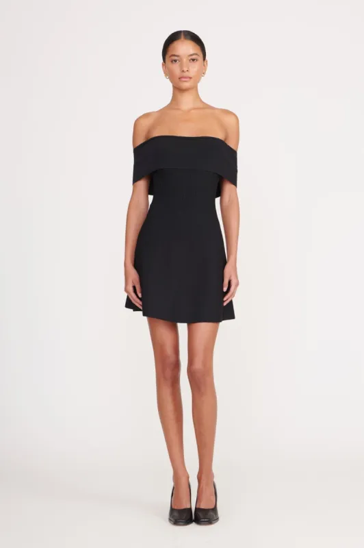 MINI ARTISTRY DRESS | BLACK sold by STAUD