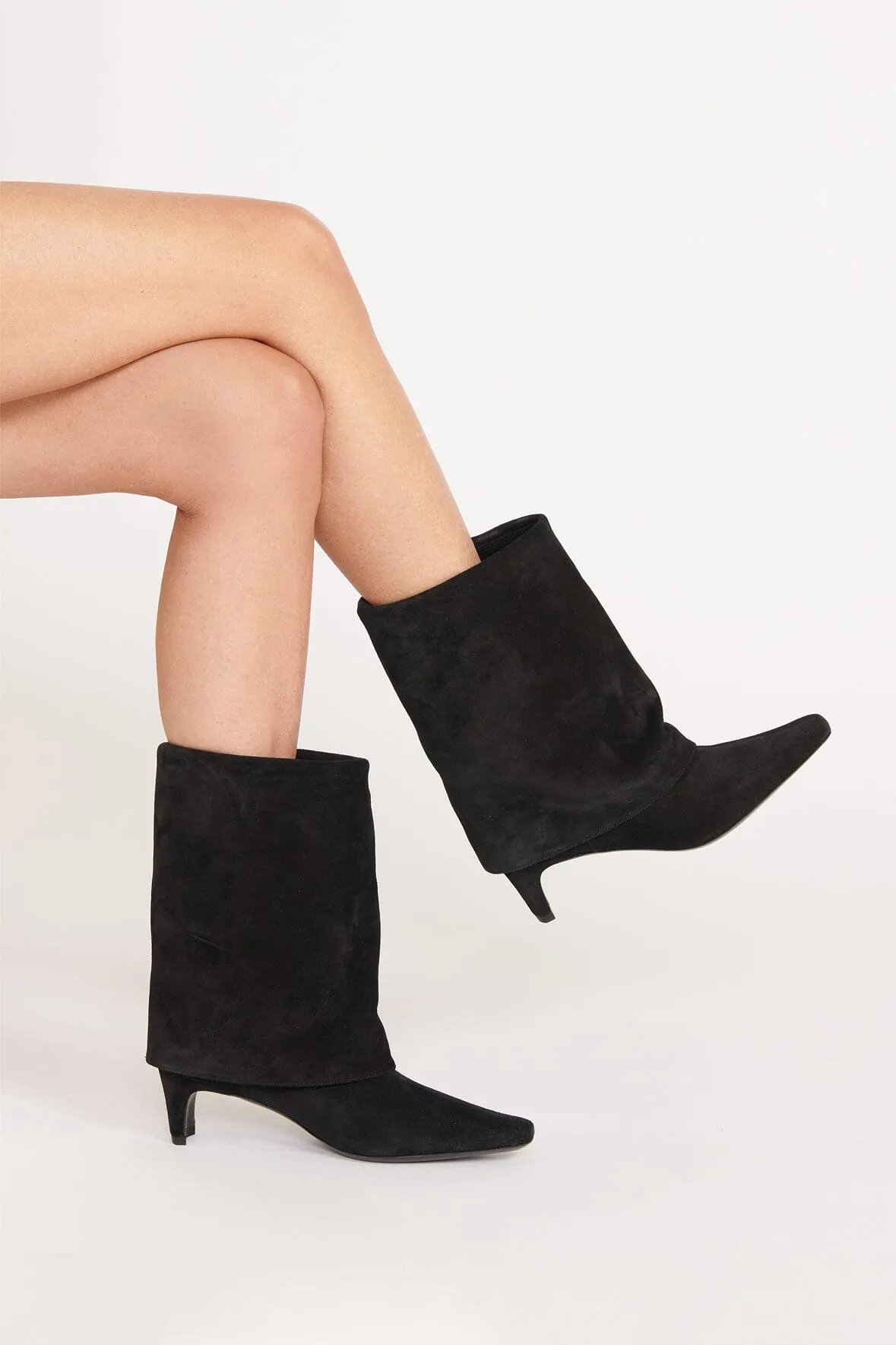 WALLY FOLDOVER BOOT | BLACK sold by STAUD product image thumbnail 2