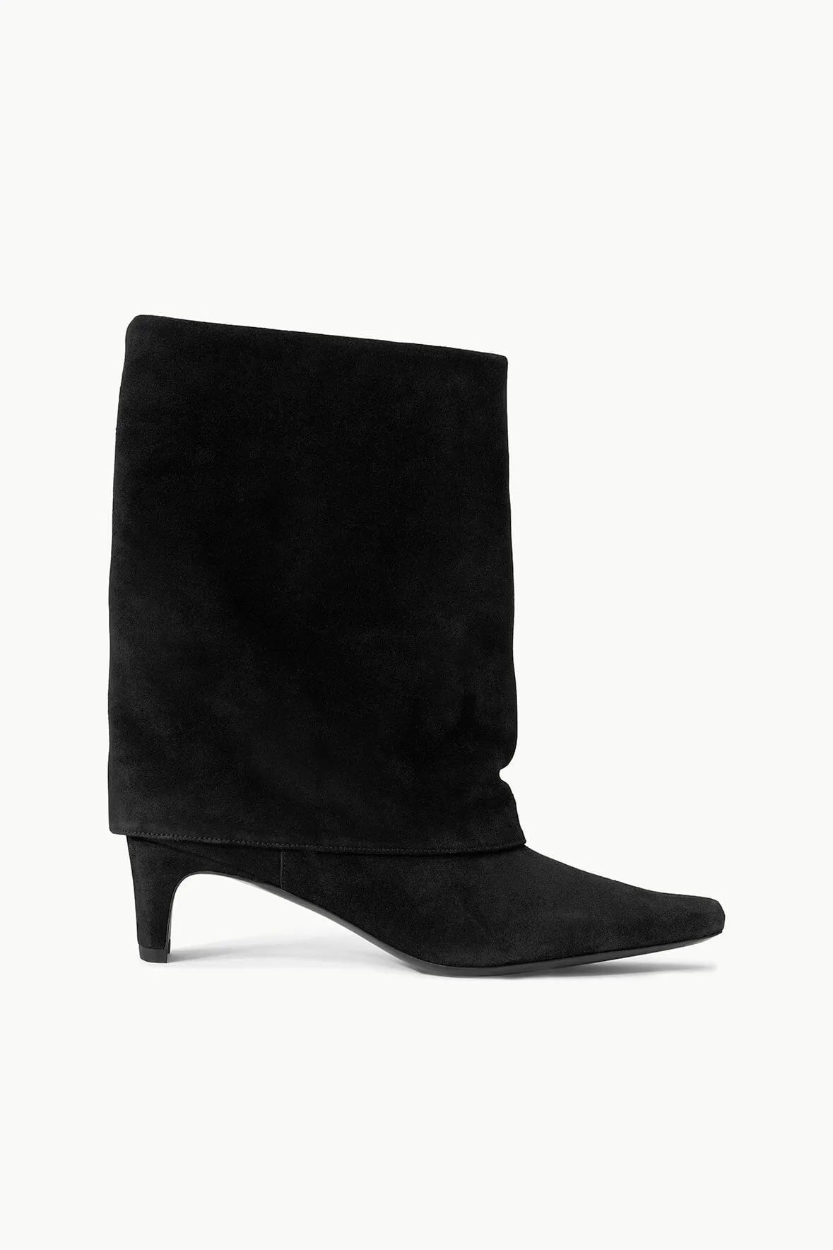 WALLY FOLDOVER BOOT | BLACK sold by STAUD