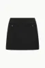 ANNETTE SKIRT | BLACK sold by STAUD