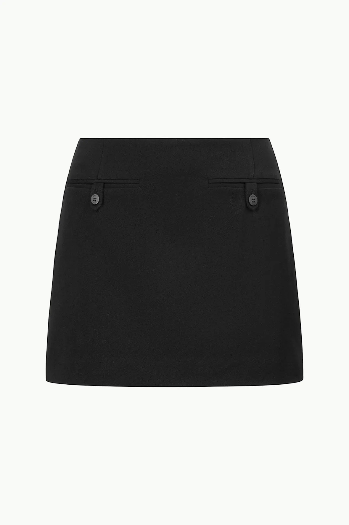 ANNETTE SKIRT | BLACK sold by STAUD product image thumbnail 5