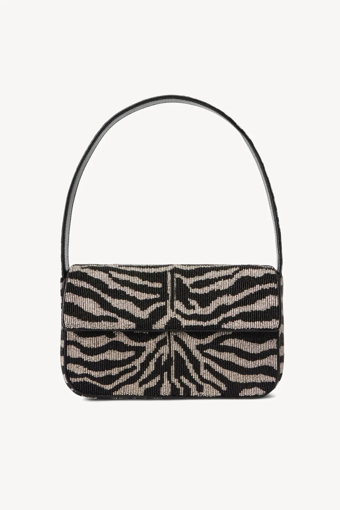 TOMMY BEADED BAG | BLACK WHITE ZEBRA sold by STAUD