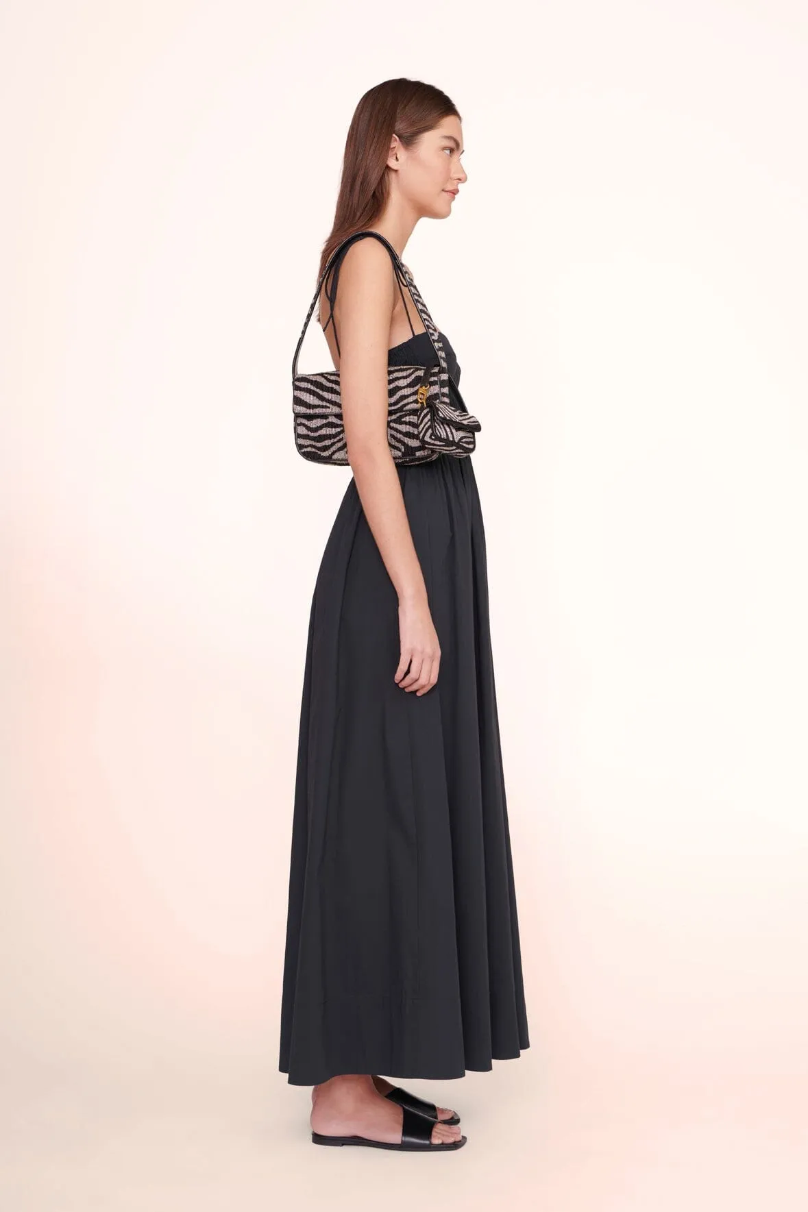 TOMMY BEADED BAG | BLACK WHITE ZEBRA sold by STAUD product image thumbnail 2