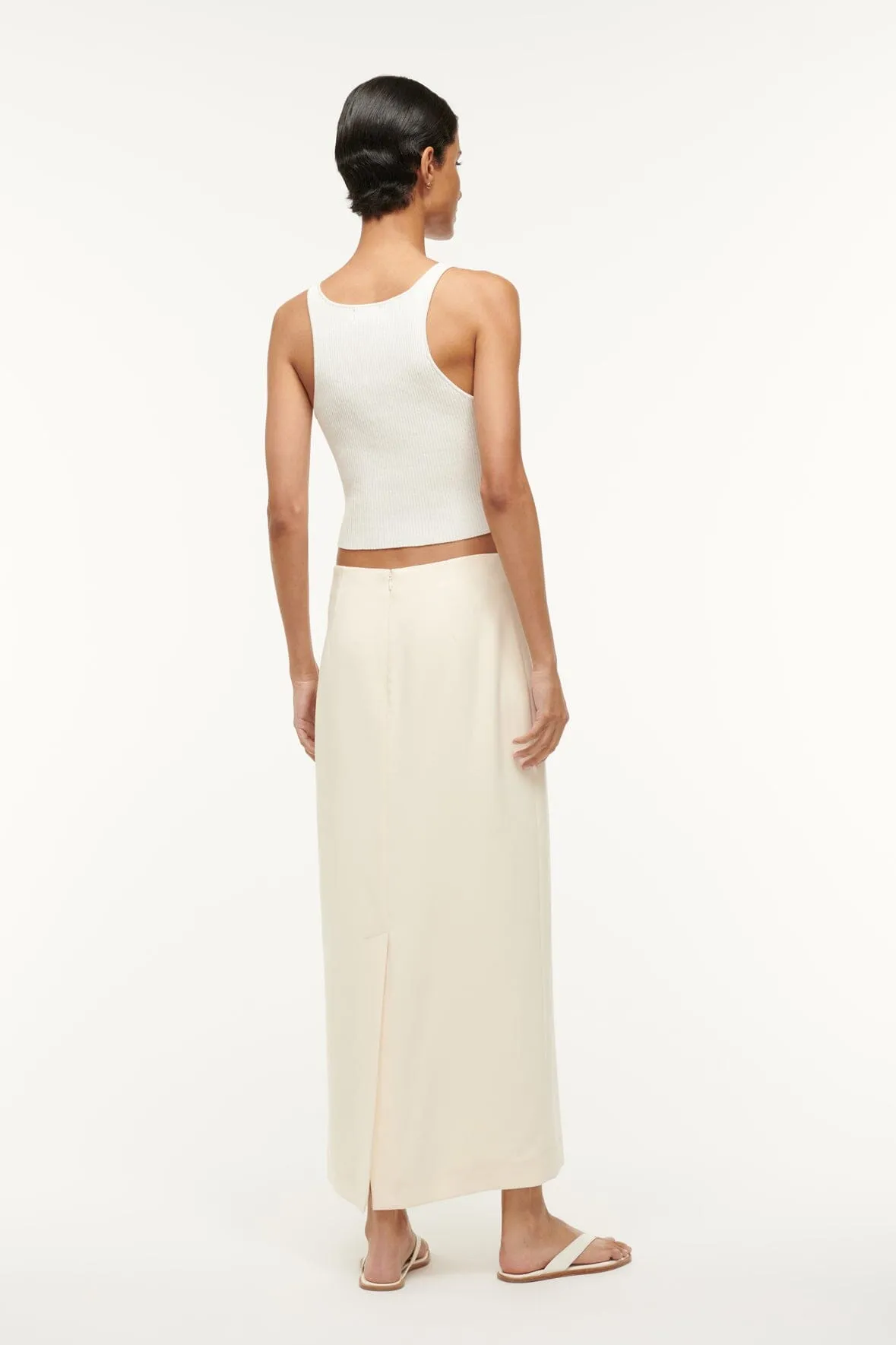 SMITH SKIRT | ECRU sold by STAUD product image thumbnail 5